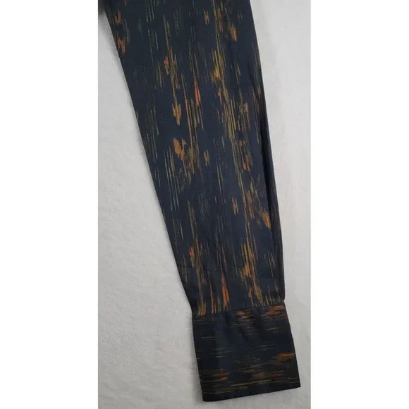 GOOD MAN BRAND Long Sleeve Button Up Shirt Size Small Black / Orange Top NWOT - Picture 8 of 16